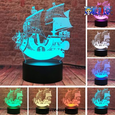 One Piece Ship Model 3D Illusion Led Lamp