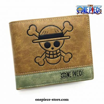 One Piece Skull Logo Wallet Pu Leather