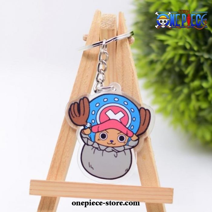 One Piece Tony Tony Chopper Double Sided Acrylic Pendant Keychain - One ...