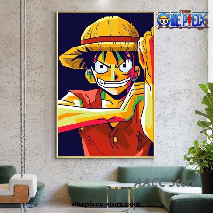 One Piece Wall Art - Luffy Straw Hat Canvas