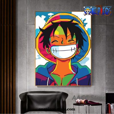 One Piece Wall Art - Smile Luffy 3D Canvas