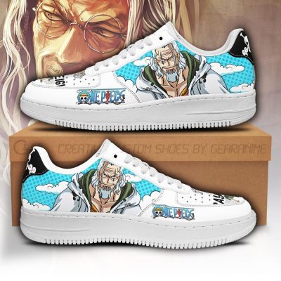 Rayleigh Sneakers Custom One Piece Anime Shoes Fan PT04 Men / US6.5 Official One Piece Merch