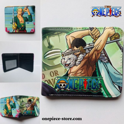 Roronoa Zoro One Piece Wallet Pu Leather
