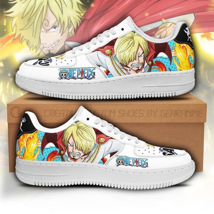 Sanji Sneakers Custom One Piece Anime Shoes Fan PT04 Men / US6.5 Official One Piece Merch