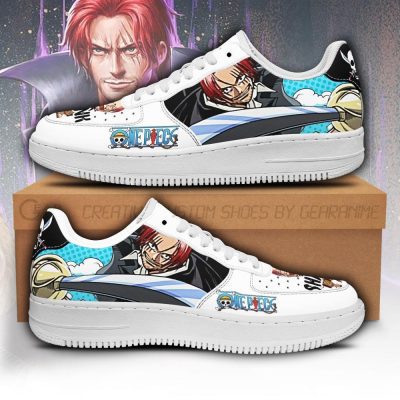 Shank Sneakers Custom One Piece Anime Shoes Fan PT04 Men / US6.5 Official One Piece Merch