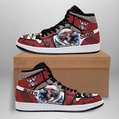 Shank Red Hair Sneakers Yonko One Piece Anime Shoes Fan Gift MN06 Men / US6.5 Official One Piece Merch