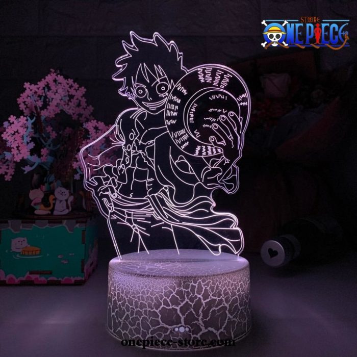 Smile Monkey D. Luffy Figure 3D Illusion Night Light Led Lamp