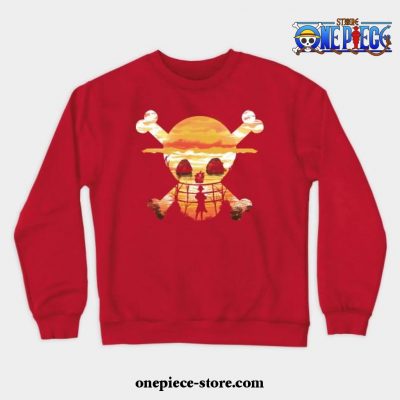 Straw Hat Crew Crewneck Sweatshirt Ver2 Red / S