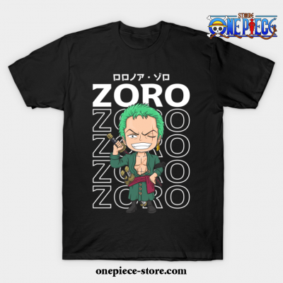 Strawhat Vice Captain Zoro T-Shirt Black / S