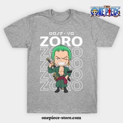 Strawhat Vice Captain Zoro T-Shirt Gray / S