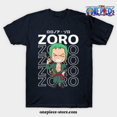 Strawhat Vice Captain Zoro T-Shirt Navy Blue / S