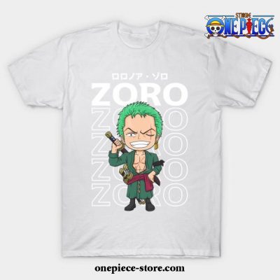 Strawhat Vice Captain Zoro T-Shirt White / S