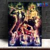 Team Sabo Ace Luffy One Piece Wall Art With Framed