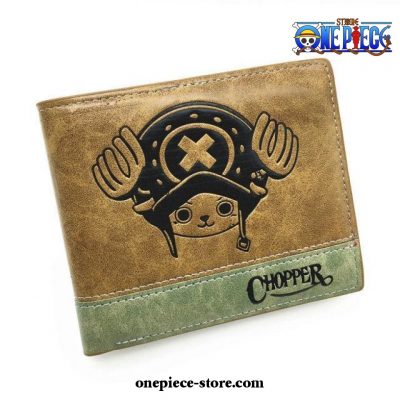 Grandpa developing Milky white Tony Tony Chopper One Piece Wallet PU Leather - One Piece Store
