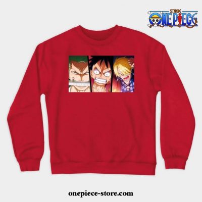 Trio One Piece Crewneck Sweatshirt Red / S