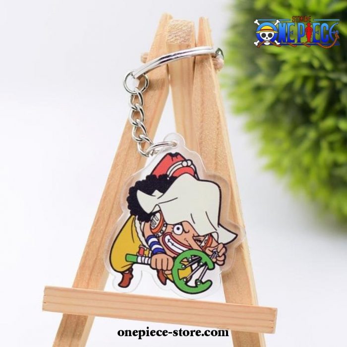 Usopp One Piece Double Sided Acrylic Pendant Keychain