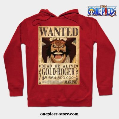 Vintage One Piece Bounty Monkey D Luffy Poster Hoodie Red / S