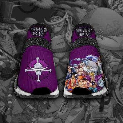 Whitebeard Pirates Shoes One Piece Custom Anime Shoes TT12 Men / US6 Official One Piece Merch