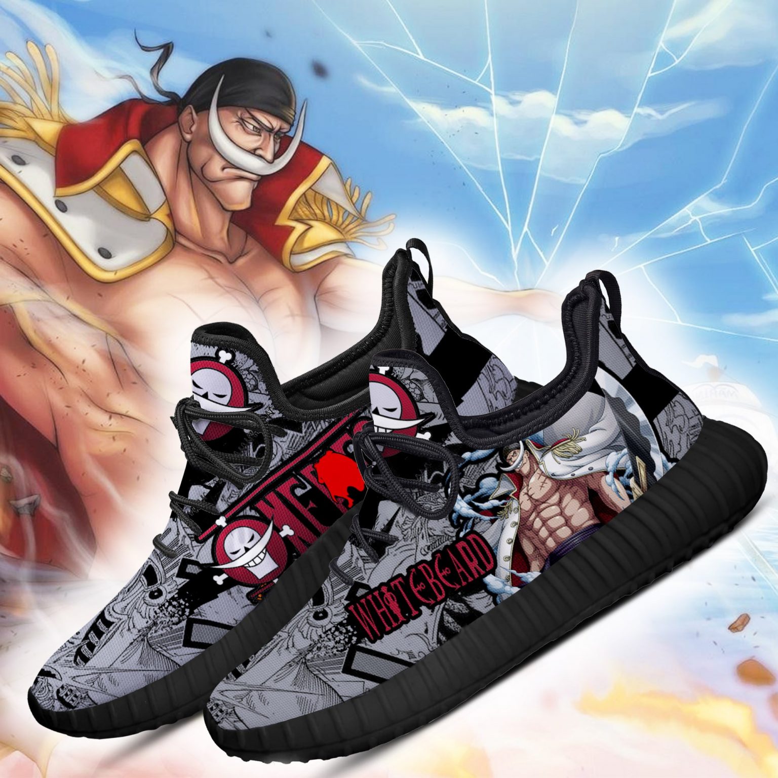 One Piece WhiteBeard Reze Shoes - One Piece Store