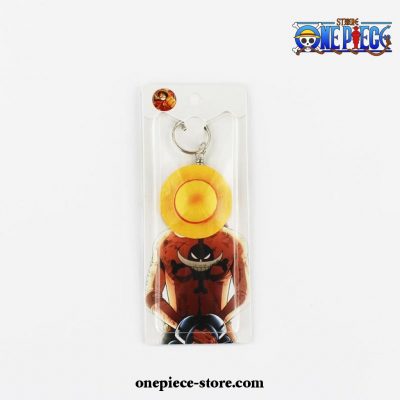 Yellow Luffy Straw Hat Pendant Keychain