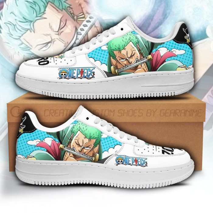 Zoro One Piece Sneakers Custom Anime Shoes PT04 Men / US6.5 Official One Piece Merch
