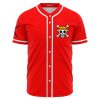 Luffy One Piece Straw Hats Marlins Baseball Jersey - Pullama