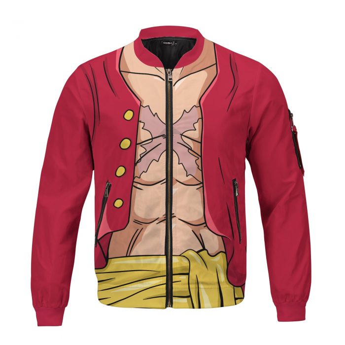 One Piece Monkey D Luffy Anime Men Bomber Jacket - One Piece Store