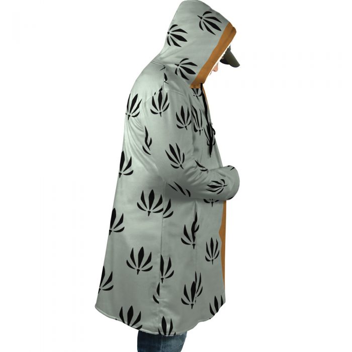 Jinbe Fishman Island Arc OP AOP Hooded Cloak Coat RIGHT Mockup - One Piece Store