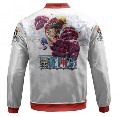 Luffys Gear Fourth Technique One Piece Bomber Jacket Back - One Piece Store