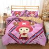 One Piece Cotton Candy Lover Chopper Pink Bedding Set - One Piece Store