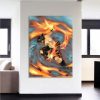 One Piece Fiery Ace Fire Fist Battle Fight 1pc Canvas Print 2 562x562 1 - One Piece Store