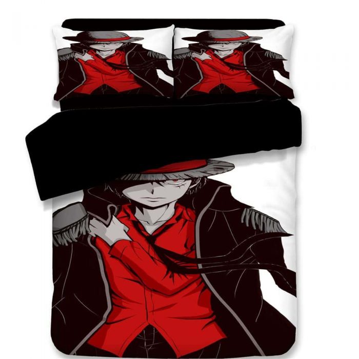 One Piece Monkey D. Luffy Serious Stare Dope Bedding Set - One Piece Store