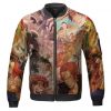 Stunning One Piece Pirate Characters Bomber Jacket Front - One Piece Store