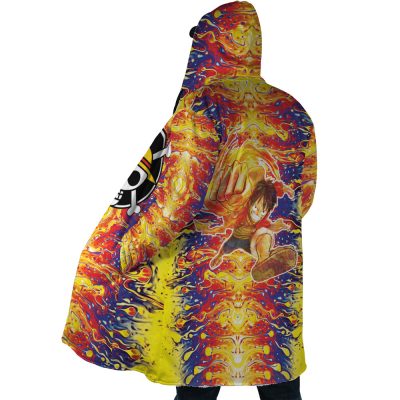 Gol D. Roger One Piece Hooded Cloak Coat - AnimeBape