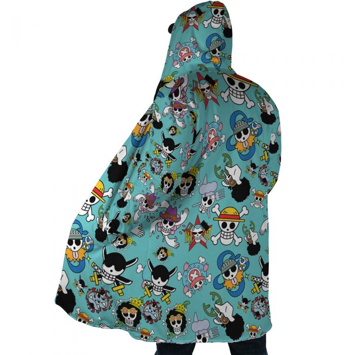strawhats Hooded Cloak Coat side - One Piece Store