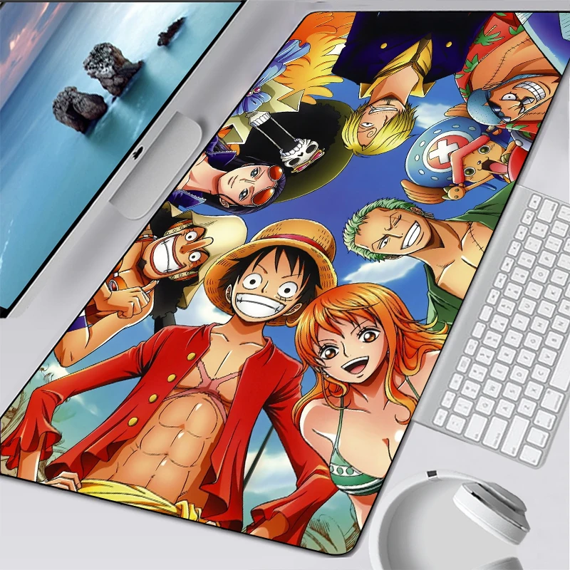 Anime One Piece Gaming Mouse Pads Mouse Pad Gamer Carpet Notbook Computer Mousepad Gamer Keyboard Mouse 10 - One Piece Store