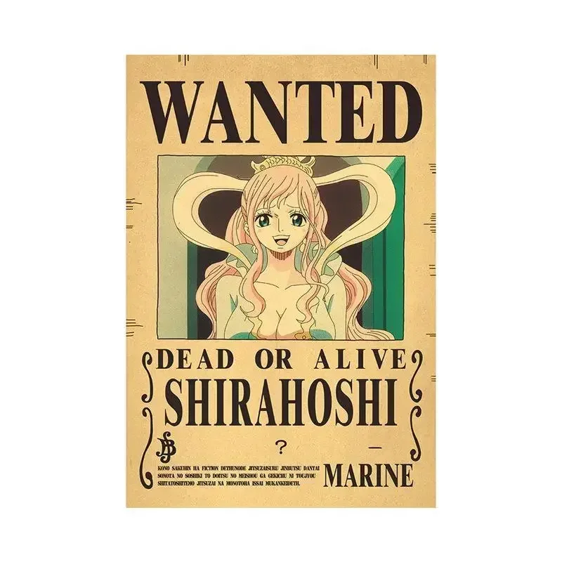 Anime One Piece Luffy 3 Billion Bounty Wanted Posters Four Emperors Kid Action Figures Vintage Wall 20 - One Piece Store
