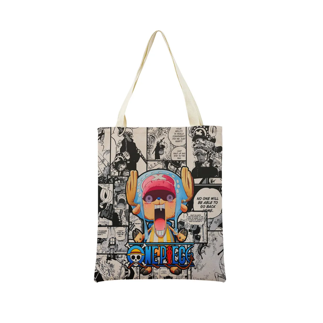 Anime One Piece Pattern Market Eco Shopping Bag Double Side Print Design Foldable Women Handbag Portable 25 - One Piece Store