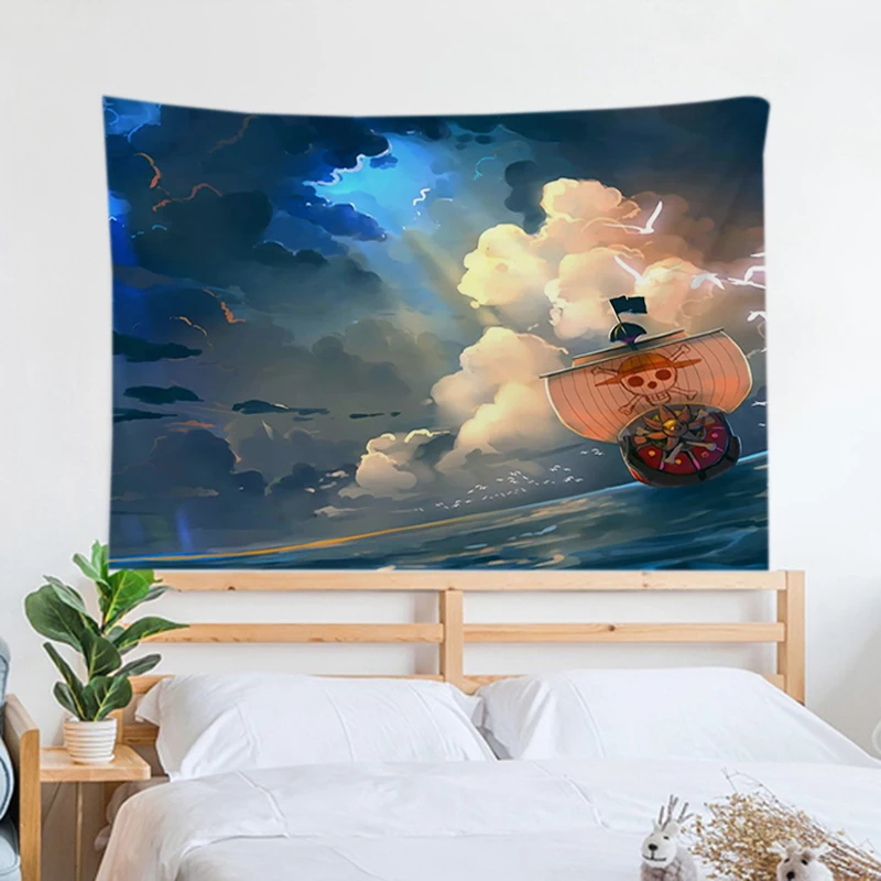Decoration Wall Hanging Decor O one Piece Funny Tapestry Aesthetic Tapestries Room Decorating Items Home Decorations 4 - One Piece Store