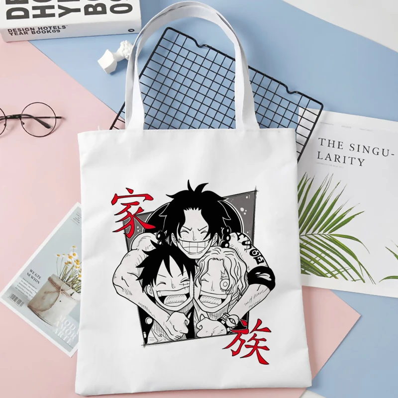 One Piece shopping bag shopper bolsas de tela reusable bolso jute bag bag shoping bolsas reutilizables 22 - One Piece Store