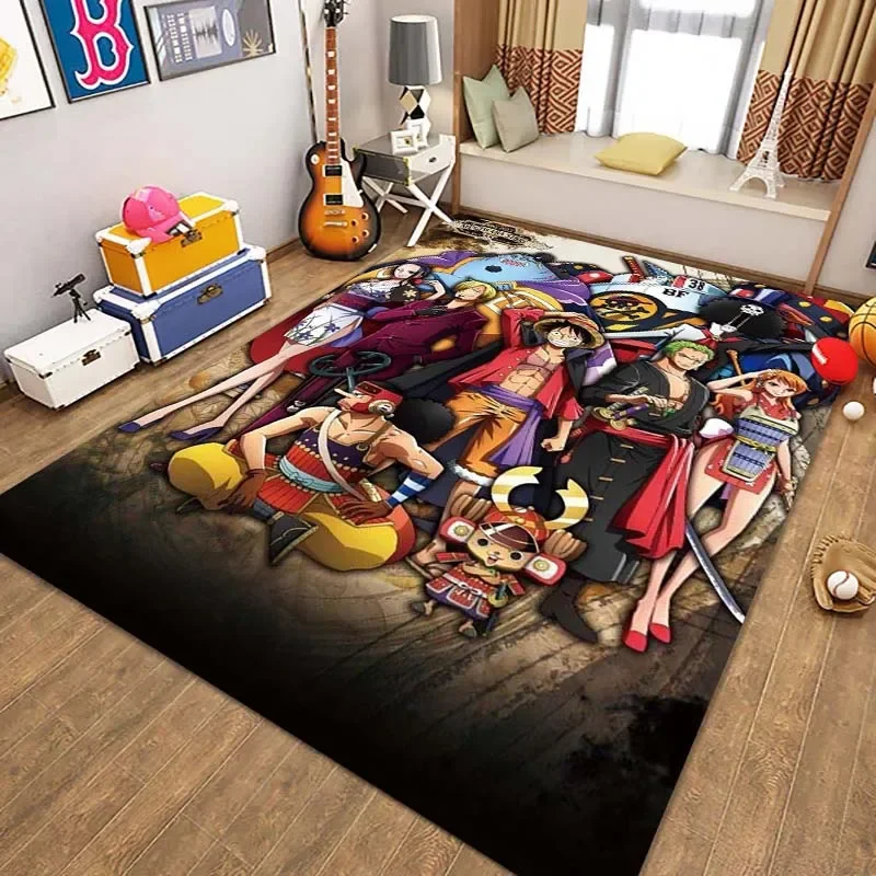 Trend Anime One P Piece Area Large Carpet Living Room Bedroom Decoration Non slip Door Mat 20 - One Piece Store