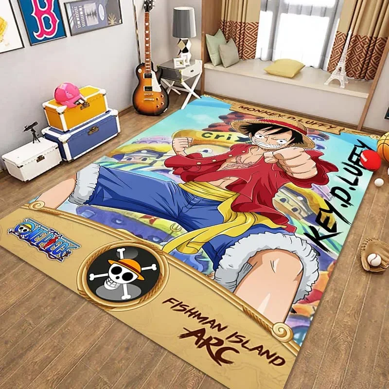 Trend Anime One P Piece Area Large Carpet Living Room Bedroom Decoration Non slip Door Mat - One Piece Store