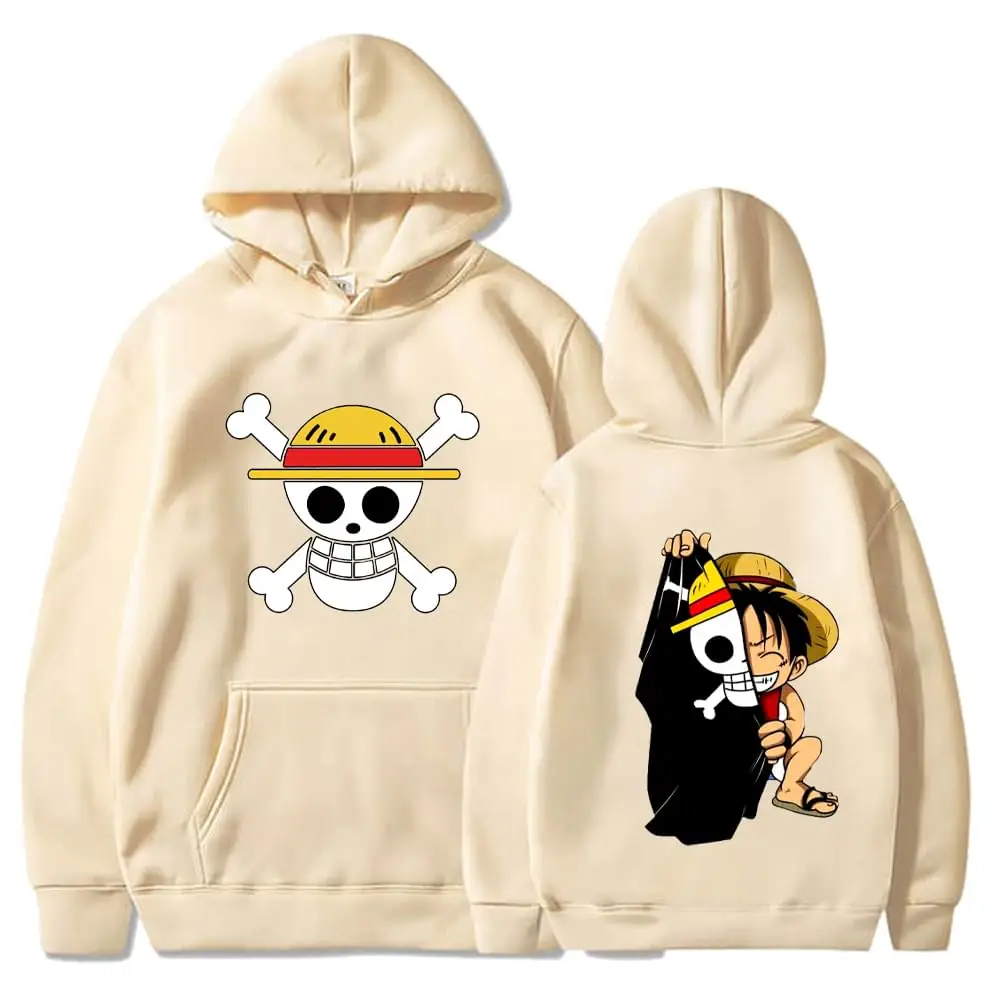 Anime Hoodie Graphic Luffy Hoodies Spring and Autumn Long Sleeve Sweatshirts Streetwear Y2k Sweatshirt Casual Loose 17 - One Piece Store