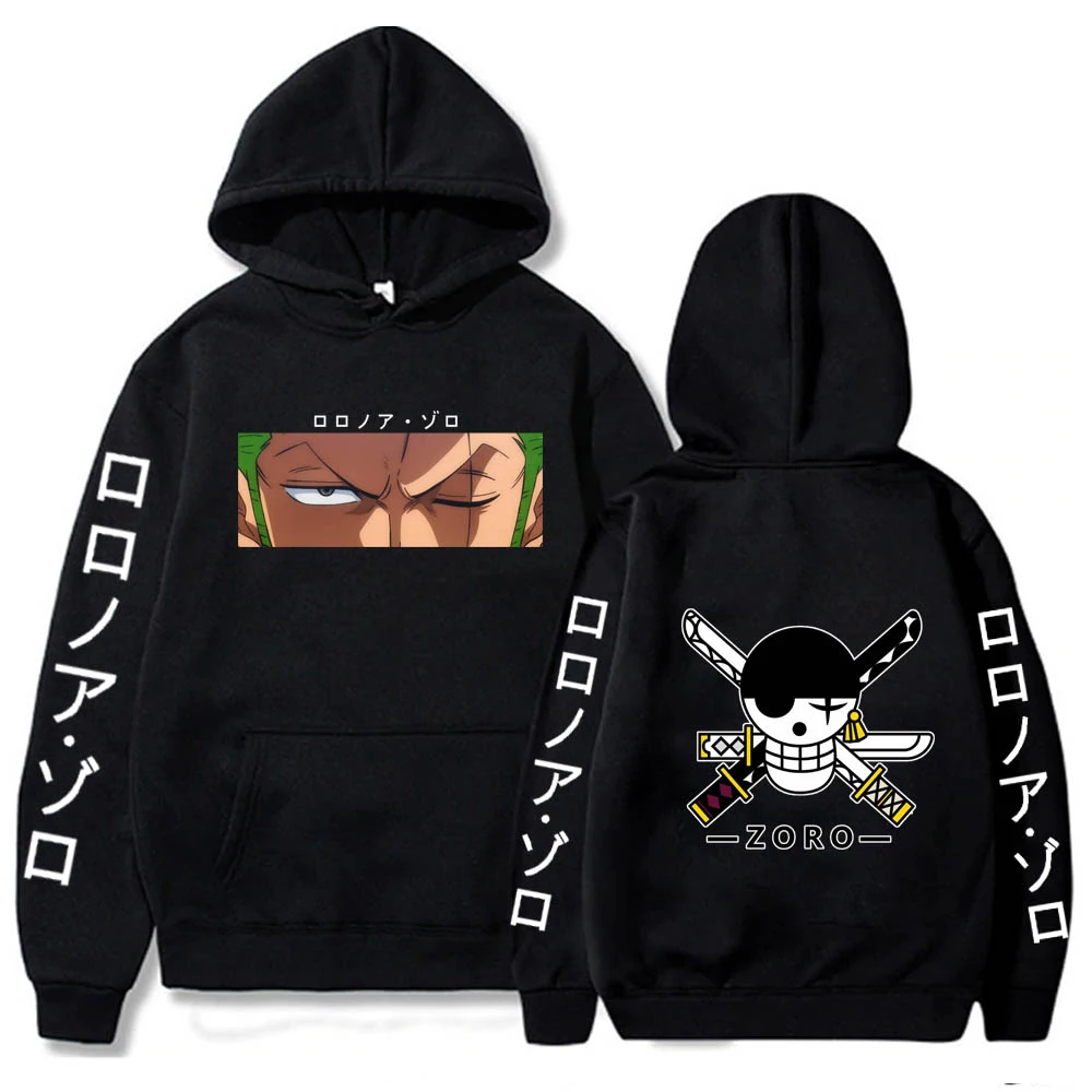 Anime Hoodie Graphic Luffy Hoodies Spring and Autumn Long Sleeve Sweatshirts Streetwear Y2k Sweatshirt Casual Loose 19 - One Piece Store