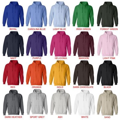 hoodie color chart - One Piece Store